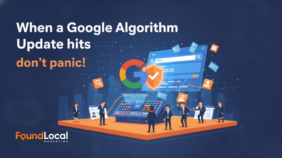 FoundLocalMktg's tweet image. 🚨 When a Google Algorithm Update hits, don’t panic!
✅ Verify the real cause
✅ Analyze affected pages
✅ Focus on what drives revenue
✅ Educate stakeholders
SEO is a long game — stay calm &amp;amp; strategic.
#SEO #GoogleUpdate #DigitalMarketing #SEOTips  #SearchEngineOptimization