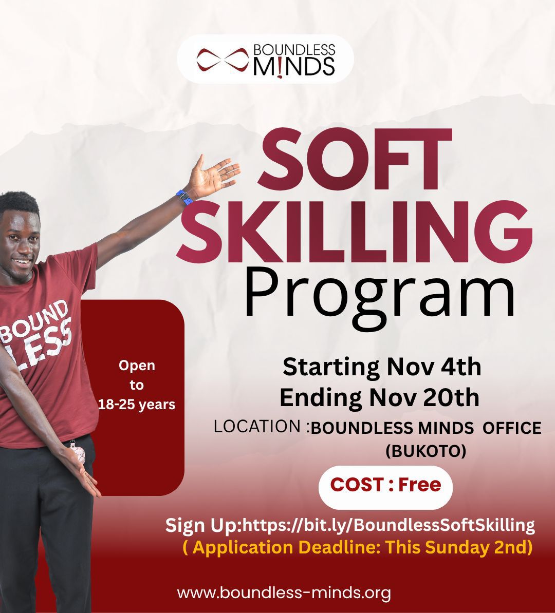 Only 8 slots left, in case your person hasn't applied yet...