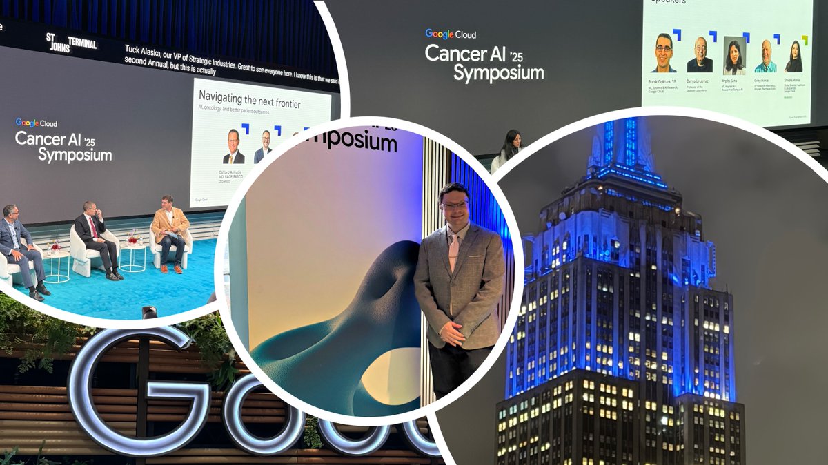 Grateful to Google for the invitation to the 2025 Google Cancer AI Conference — what an inspiring experience!

It was an honor to learn from global oncology leaders like Dr. Clifford Hudis and Dr. Arturo LoAIza-Bonilla and to see firsthand how AI is transforming cancer