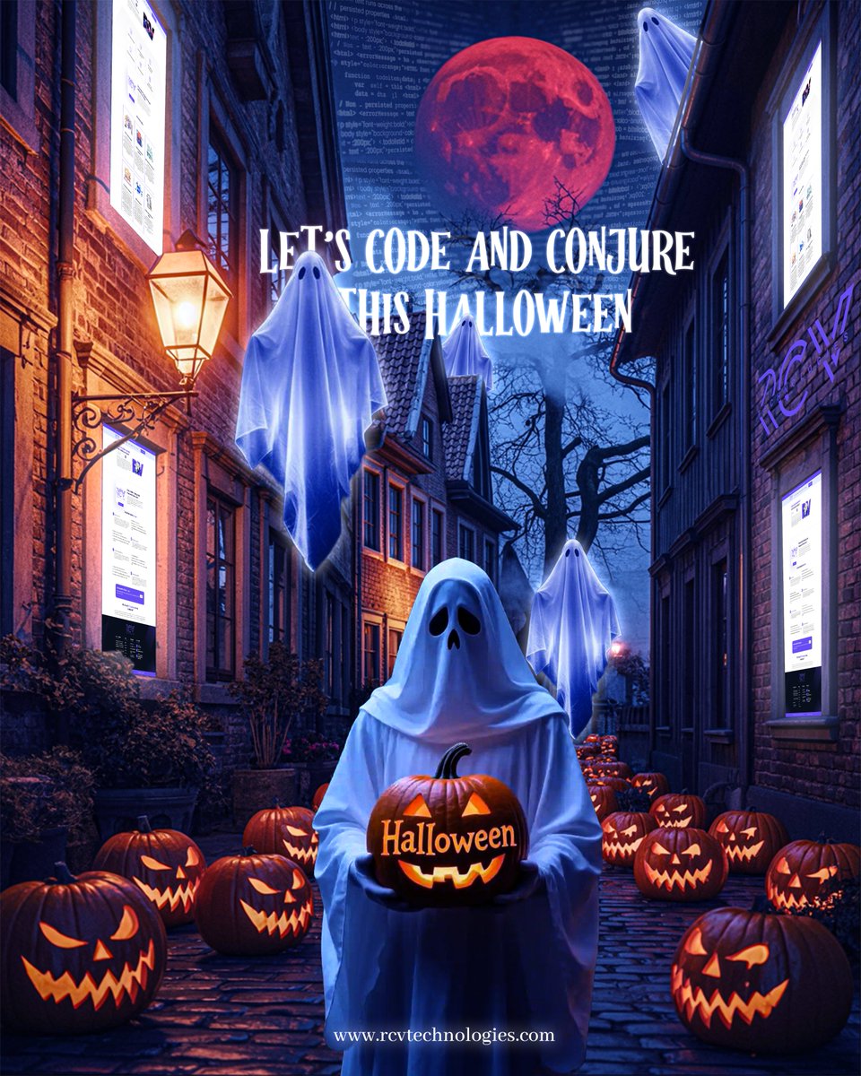 rcvtechno's tweet image. 🎃𝐓𝐡𝐢𝐬 𝐇𝐚𝐥𝐥𝐨𝐰𝐞𝐞𝐧, the streets may be filled with ghosts -
but at RCV, it’s the glow of our code that lights the night.💻

Visit - 𝐰𝐰𝐰.𝐫𝐜𝐯𝐭𝐞𝐜𝐡𝐧𝐨𝐥𝐨𝐠𝐢𝐞𝐬.𝐜𝐨𝐦
#RCVTechnologies #Coding #HalloweenAtRCV #DigitalCreativity #Halloween2025 #Halloween
