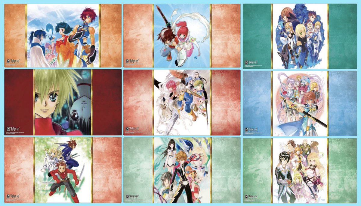 【サプライ】
ブシロード
 『テイルズ オブ』シリーズ

・スリーブ、ラバーマット
各 26年1月16日（金）発売予定

#蒼サプ
#テイルズ