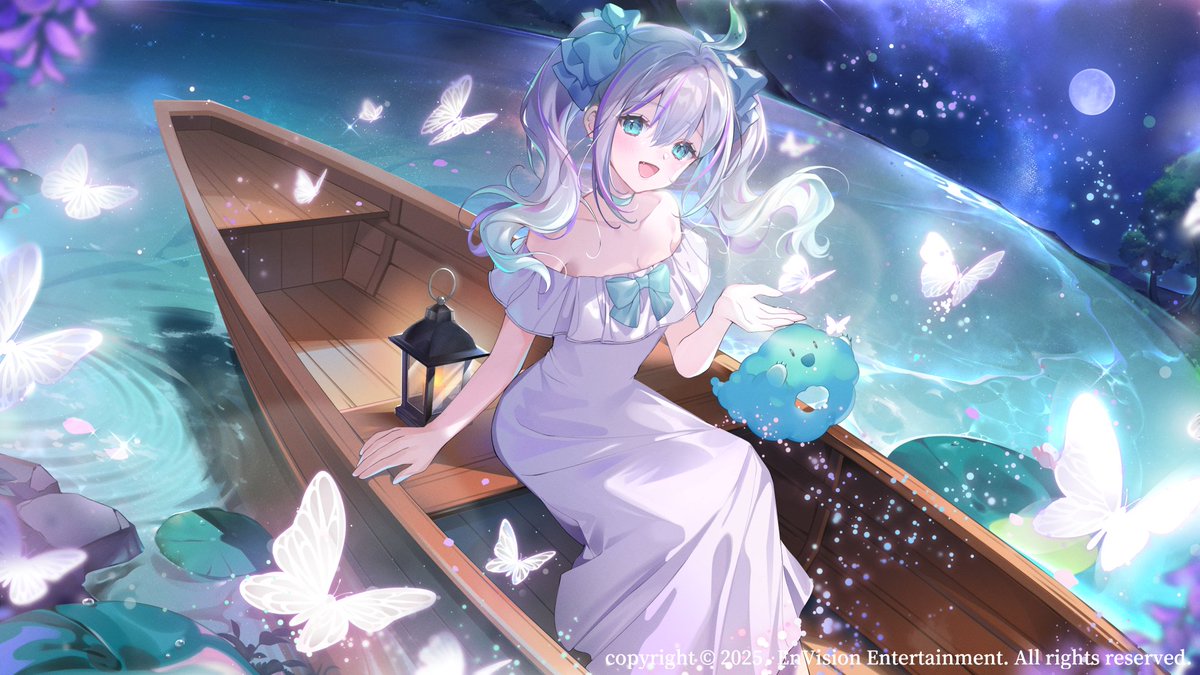 為咪奇在活動FF45繪製的競標掛軸
在背景和構圖上做了很多新的嘗試 ～
謝謝預見娛樂和大家一直以來的支持(*ˇωˇ*人)