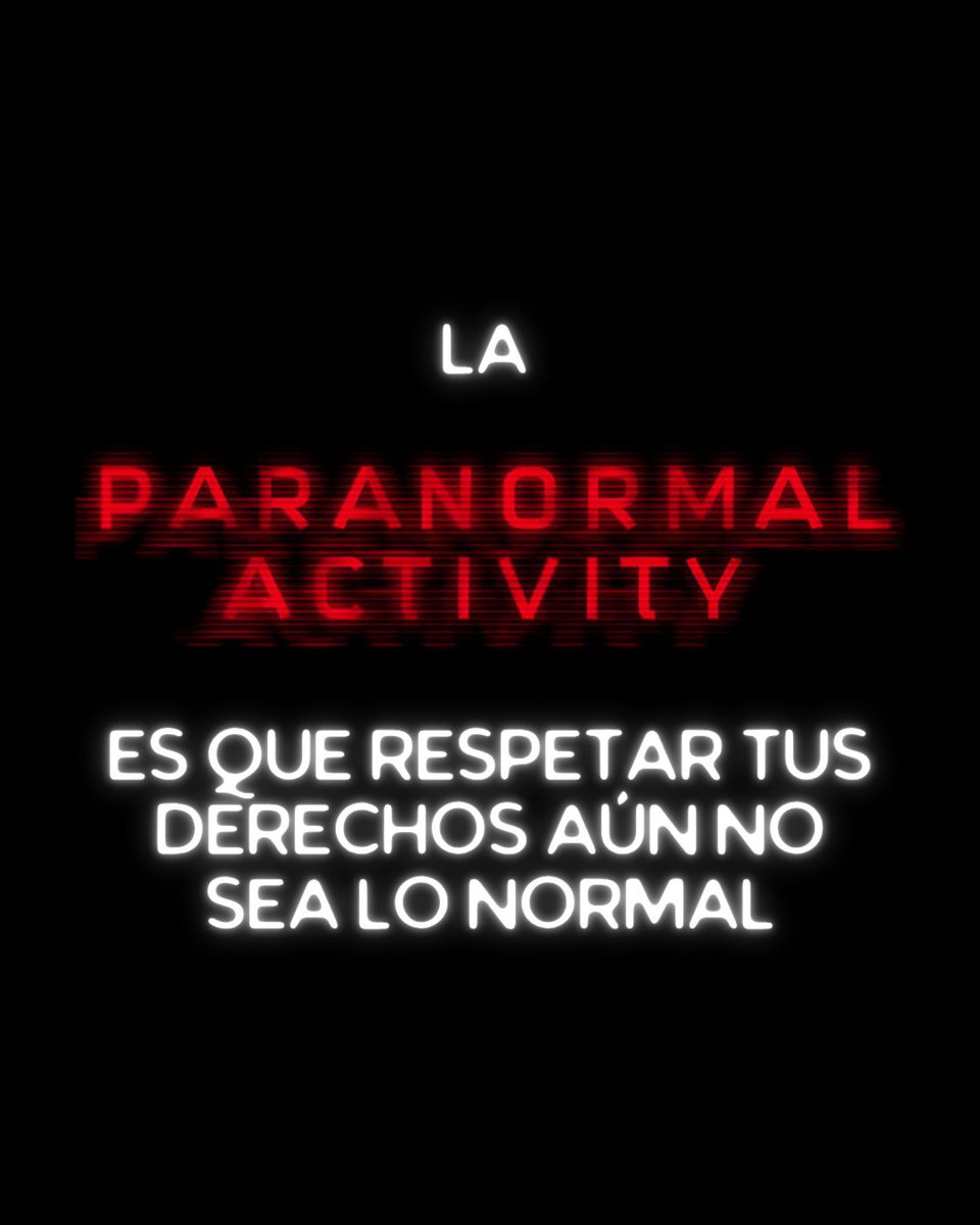 ccoo_indra's tweet image. 👻 ¿Qué es la actividad paranormal en el curro?

🔥 La “Paranormal Activity” es que respetar tus derechos aún no sea lo normal.