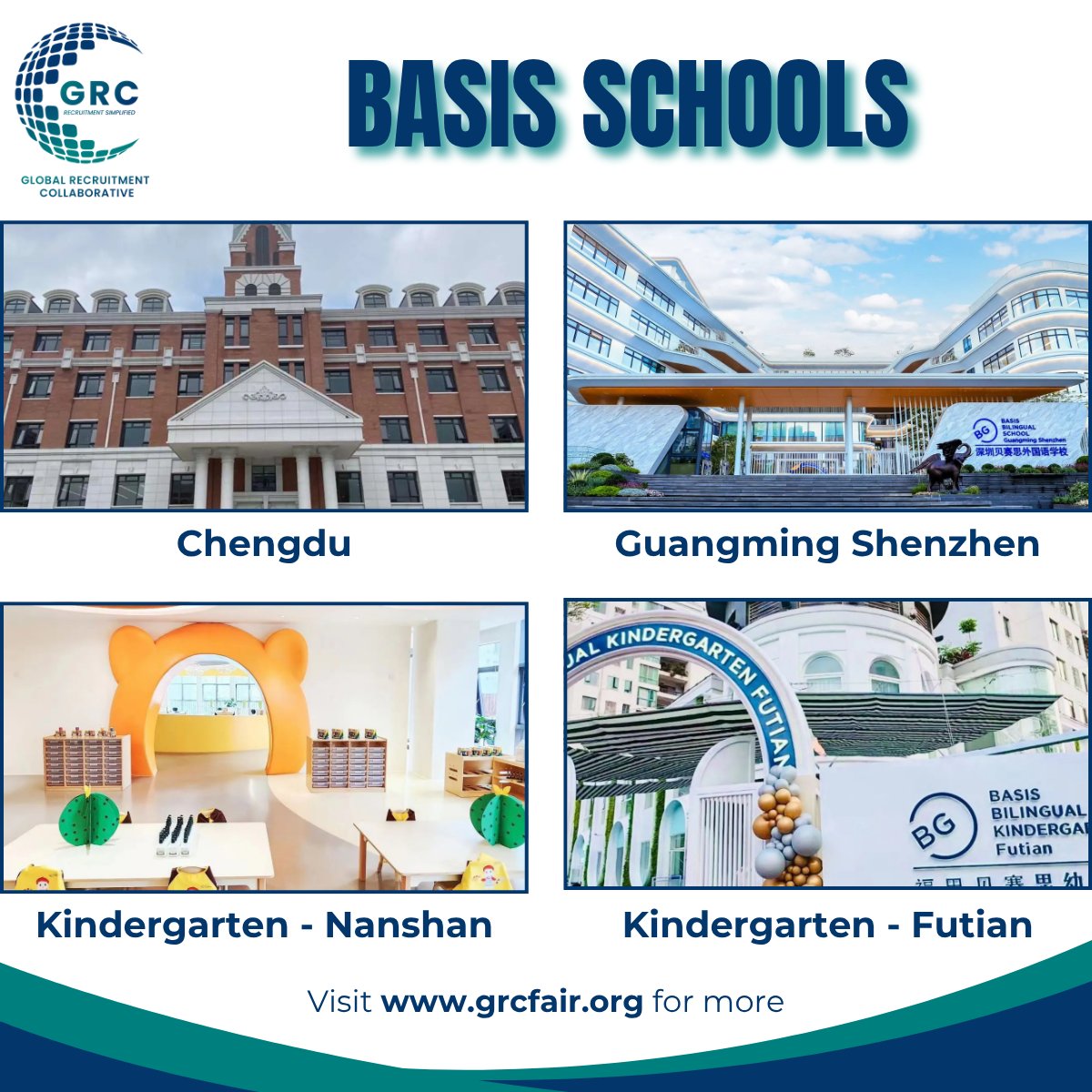 Growth at GRC has always been about community, not numbers. We’re honored to welcome BASIS International Schools, a group whose vision for inspired learning resonates deeply with our own.

Visit grcfair.org for more