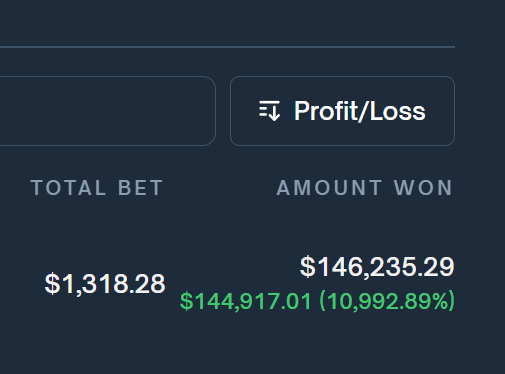 Nikoliora's tweet photo. Yesterday, A  @Polymarket  user Turned his $1318 Into $144,917 so he made 110X in just 3 days, lets dive into this how he made this insane profit.

First of all take a look at his profile he trade 12M shares on polymarket, he is a profitable trader wit PNL +212K. you can search his profile on polymarket to keep eye on his future bets.

Let's se how he made 110x on his latest trade so he bought  3B no commit shares at 1C and that's really shocking to me because share price was for never below 70C so how the hell he bought at 1C ?

I am still shocked as their was a lot of limit order were set in between, so how it is possible that he bought no shares at 1C if anyone have idea please explain me i am really curious to know how he did it.

You can visit on his profile and you can check he bought these 3B NO shares at 1C (Ss attached). If anyone has explanation please reply me i am waiting for explanation, how someone can buy at 1C when there is Enough buyers siting in orderbook at higher price.

PolyMarket SuperCycle