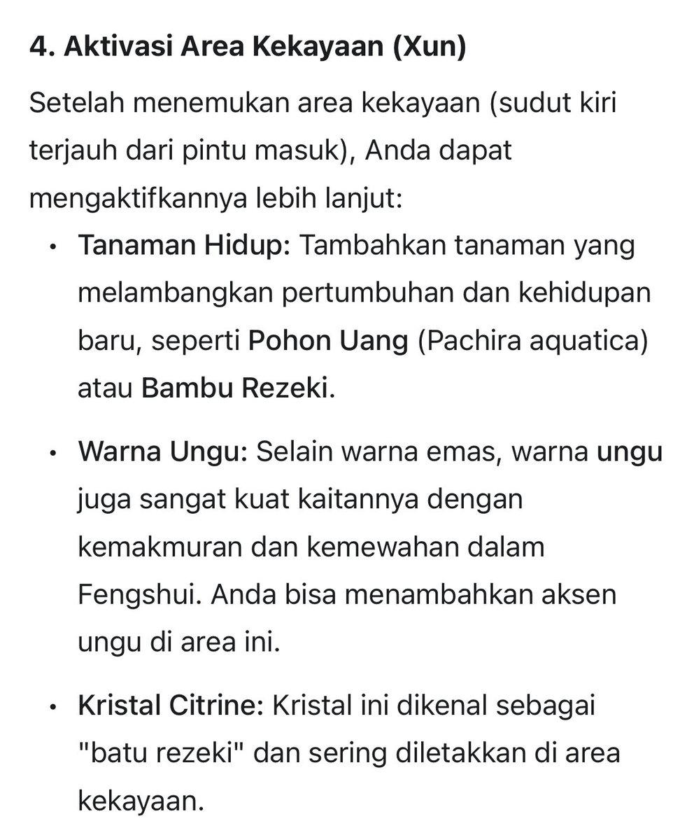Mumpung mau pindahan iseng baca2 fengshui ternyata seru bangetttt. Dirumah dulu banyak punya pohon bambu rezeki tapi ternyata narohnya ditempat yang salah, pantesan ga kaya2 kita 🤣🤣🤣