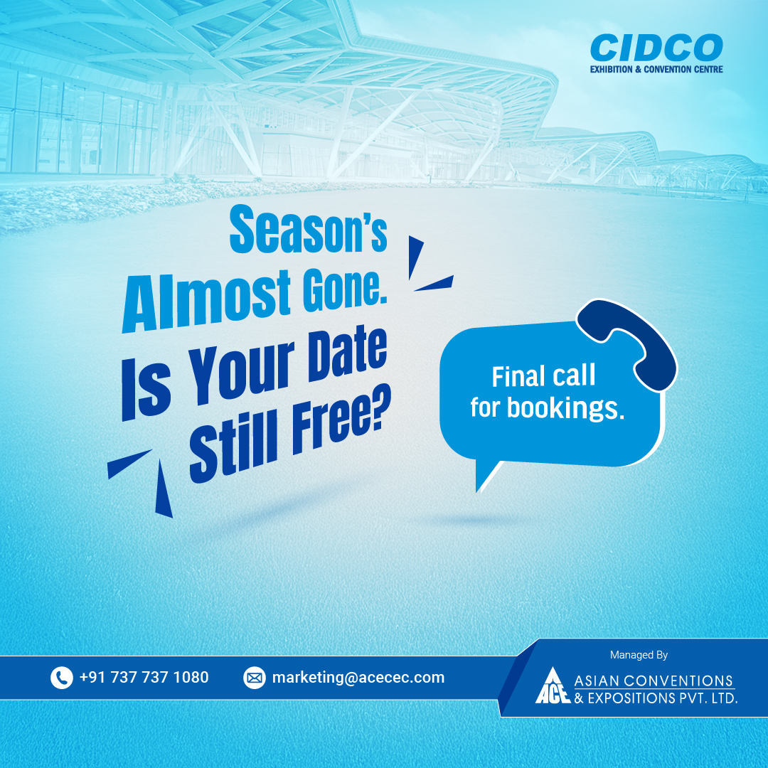 CidcoC's tweet image. October signs off, but your event story doesn’t have to.
With world-class spaces for exhibitions, conferences, and celebrations, CECC is where unforgettable experiences still await.
Limited dates remain, secure yours before the season calendar closes!
#CECC  #NaviMumbai #ACeVenue