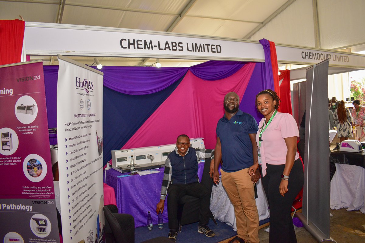 KACPPathology's tweet photo. We’re proud to have @ChemLabs  and @HuQAS  with us at #KACP2025 as our Exhibition Booth Sponsors! 🧬
Visit their booths and explore how they’re advancing laboratory diagnostics, quality assurance &amp; innovation in healthcare.
#KACPConference #Pathology #LabMedicine https://t.co/ZfSgx2rwQM