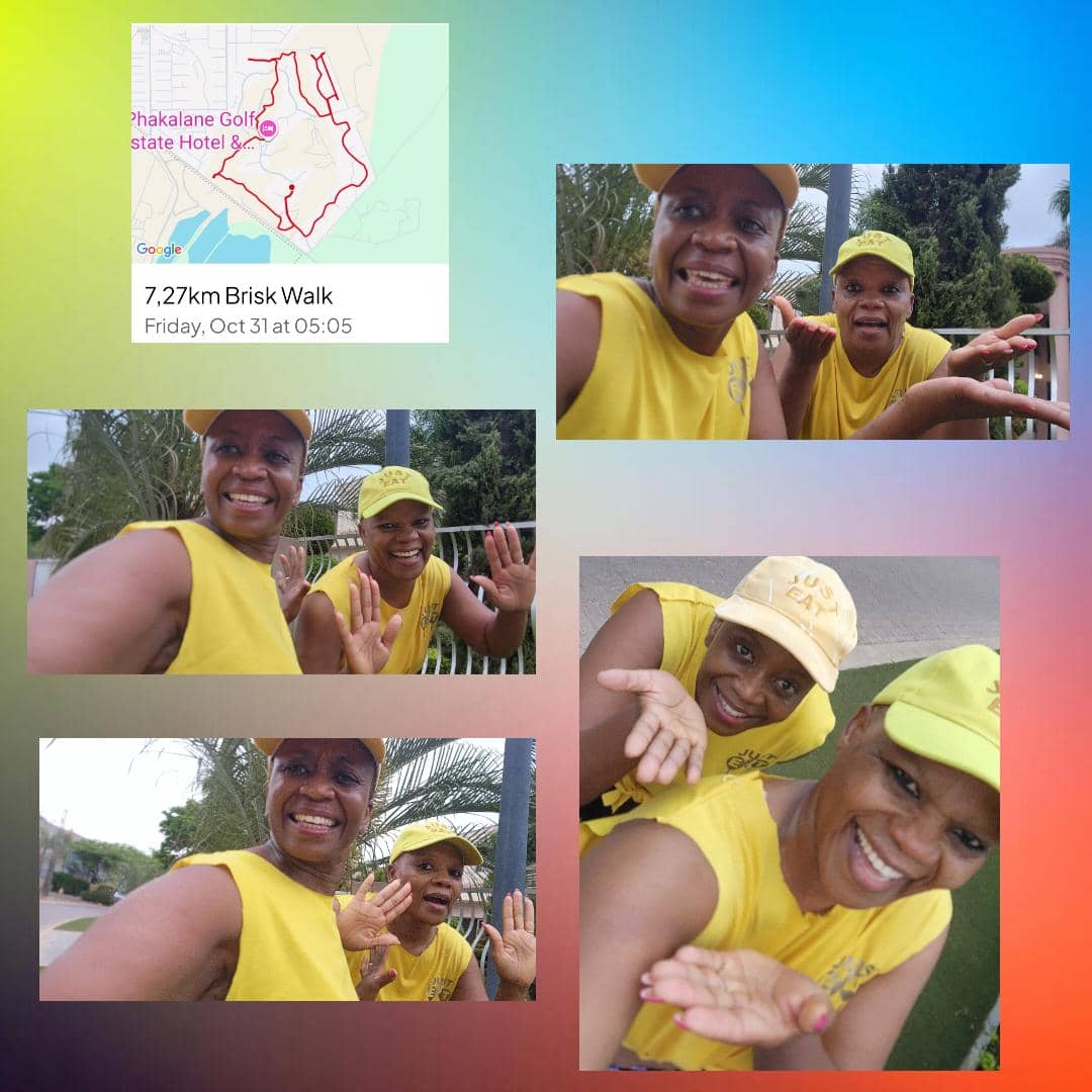 NekatiRachel's tweet photo. Early-morning strides, joyful hearts and unstoppable energy! 🌞💛
7.27 km of gratitude, laughter and purpose, because wellness is not a task, it’s a lifestyle. Each step strengthens both body and mind. #JustEatLifestyle #WellnessAfter50 #CoachRNChallenge #MindBodyAlignment https://t.co/vwYIVvpWaS
