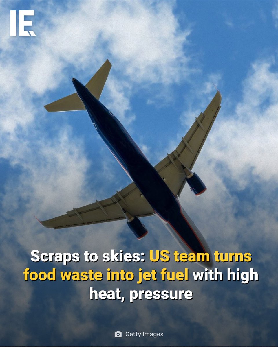 IntEngineering's tweet image. A new process transforms food waste into sustainable aviation fuel (SAF) that meets industry standards. bit.ly/48Q0V04
