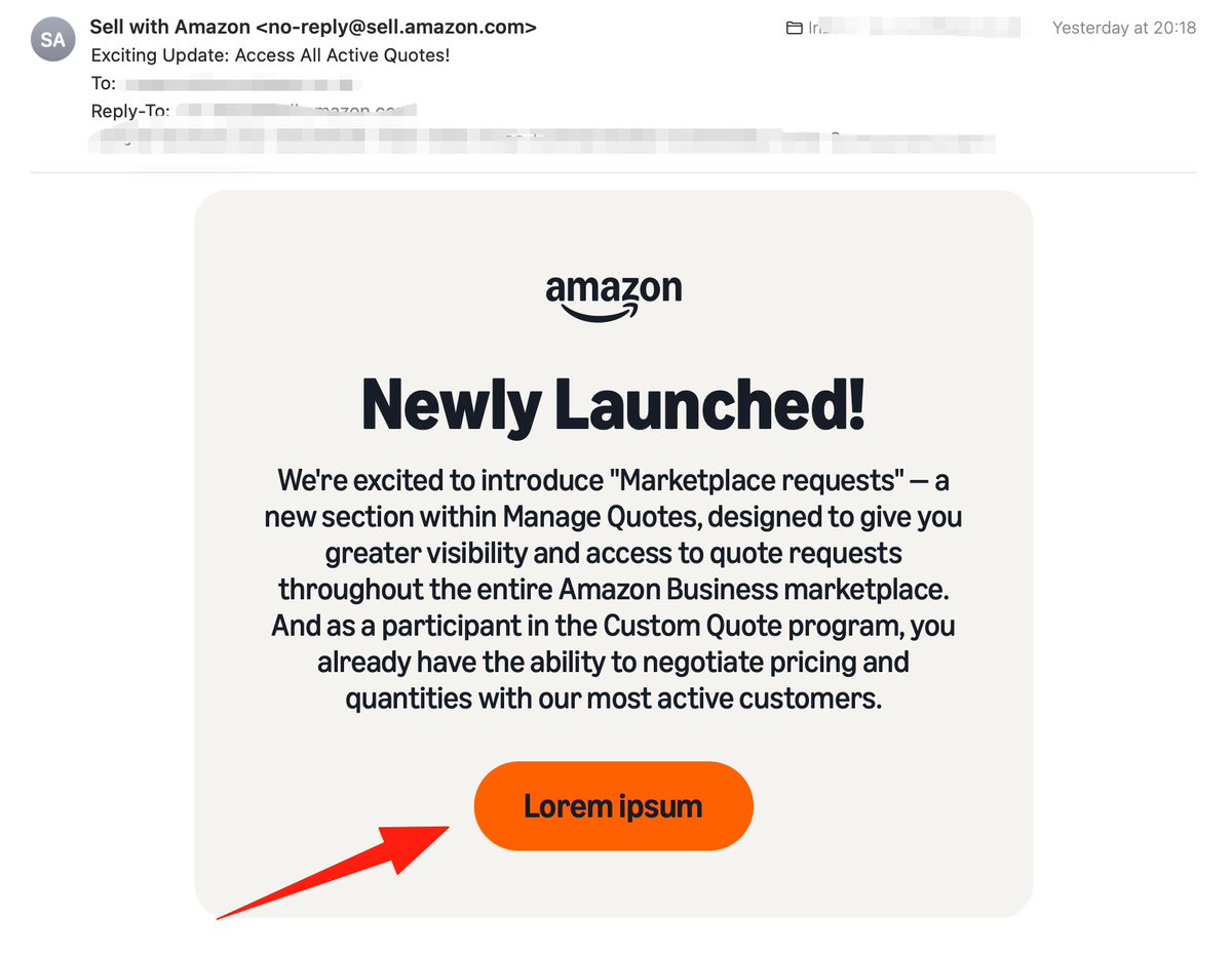 chris_fba4u's tweet image. Amazon&apos;s new feature: &quot;Marketplace requests&quot;
Translation from Latin: &quot;We fired the UX writer and promoted the placeholder.&quot;