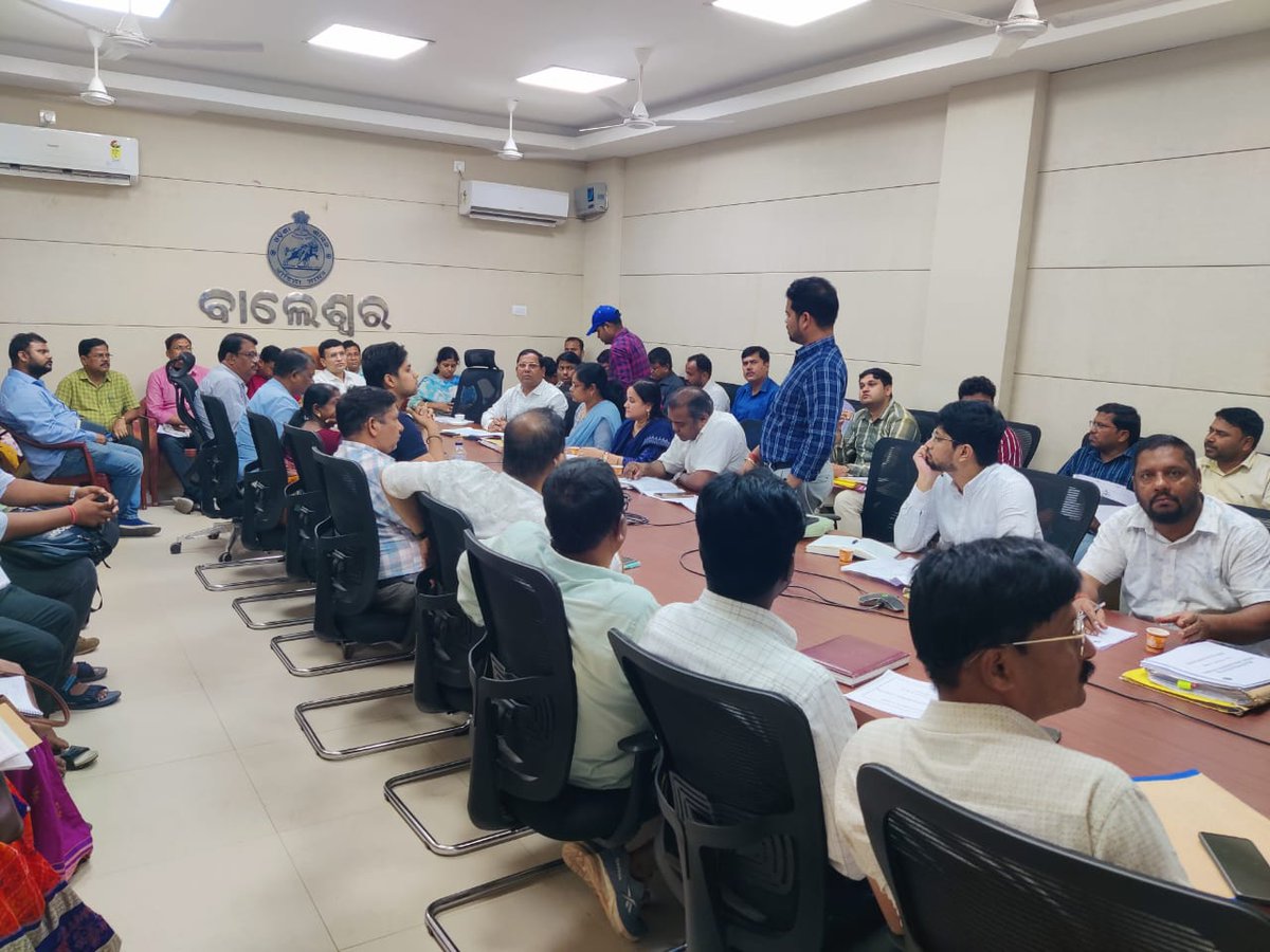 The DWSM meeting was held on 30.10.2025 under the chairmanship of the Collector &amp; DM in presence of the ADM, CDO-cum-EO, EE RWSS,SDO,AEs,JEs,BDOs, Tahsildars, line department officials and Mega Agencies through OSWAN platform &amp; discussed various issues related to Mega PWS schemes