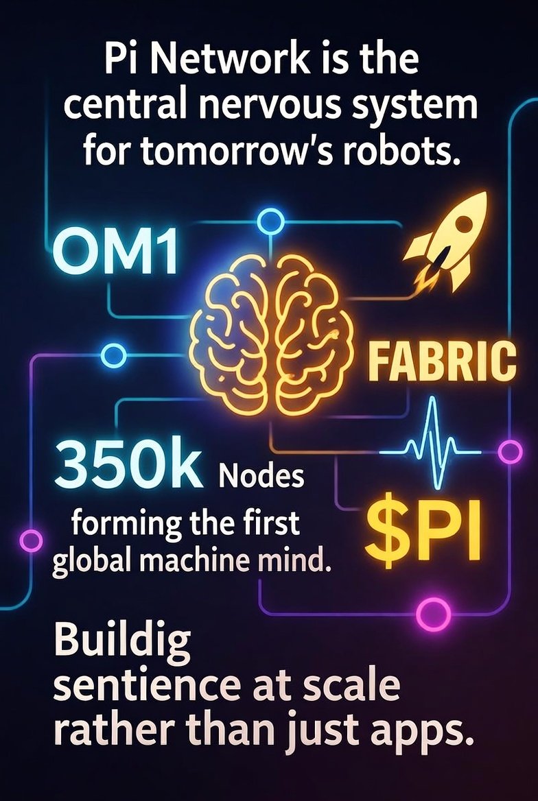 Piprotecter's tweet image. 🌐 Pi Network isn’t a coin. It’s the nervous system of tomorrow’s robots.
OM1 + FABRIC + 350K Nodes = first global machine mind
$PI = the heartbeat
We’re not building apps. We’re building sentience at scale.
#PiNetwork #OpenMind