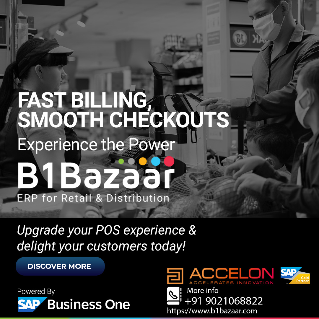 accelon's tweet image. 🚀 Experience Speed & Simplicity with B1Bazaar POS!
Say goodbye to cluttered systems and slow checkouts. With B1Bazaar’s Point of Sale integration, you can:
✅ Create customers
✅ Scan items
✅ Bill & checkout — all in seconds, all on one screen!
💡 Perfect for retailers using…