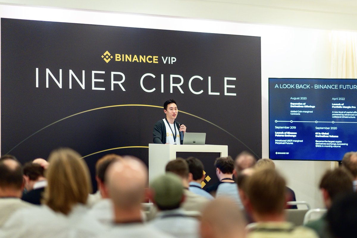 BinanceVIP's tweet photo. A glimpse into Day 2 at the #Binance VIP Retreat!

Leadership keynotes, engaging discussions, and valuable insights were in full swing.

#InsideBinanceVIP https://t.co/jQz11EWIjI