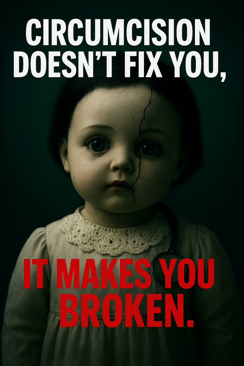This Halloween, don’t let scary old myths decide your child’s fate. Protect your baby. Circumcision harms.