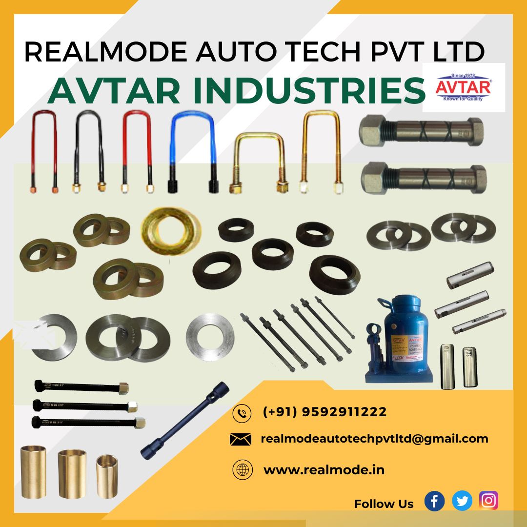 realmode_auto's tweet image. Realmode Auto Tech Pvt Ltd is the one stop solution for HCV and LCV to make your journey better and safe with all types of Under Chassies components.

realmode.in

#ubolt #centrebolts #springpins #jackrods  #eyebolts #cotterpins  #avtarIndustries #RealmodeAutoTech