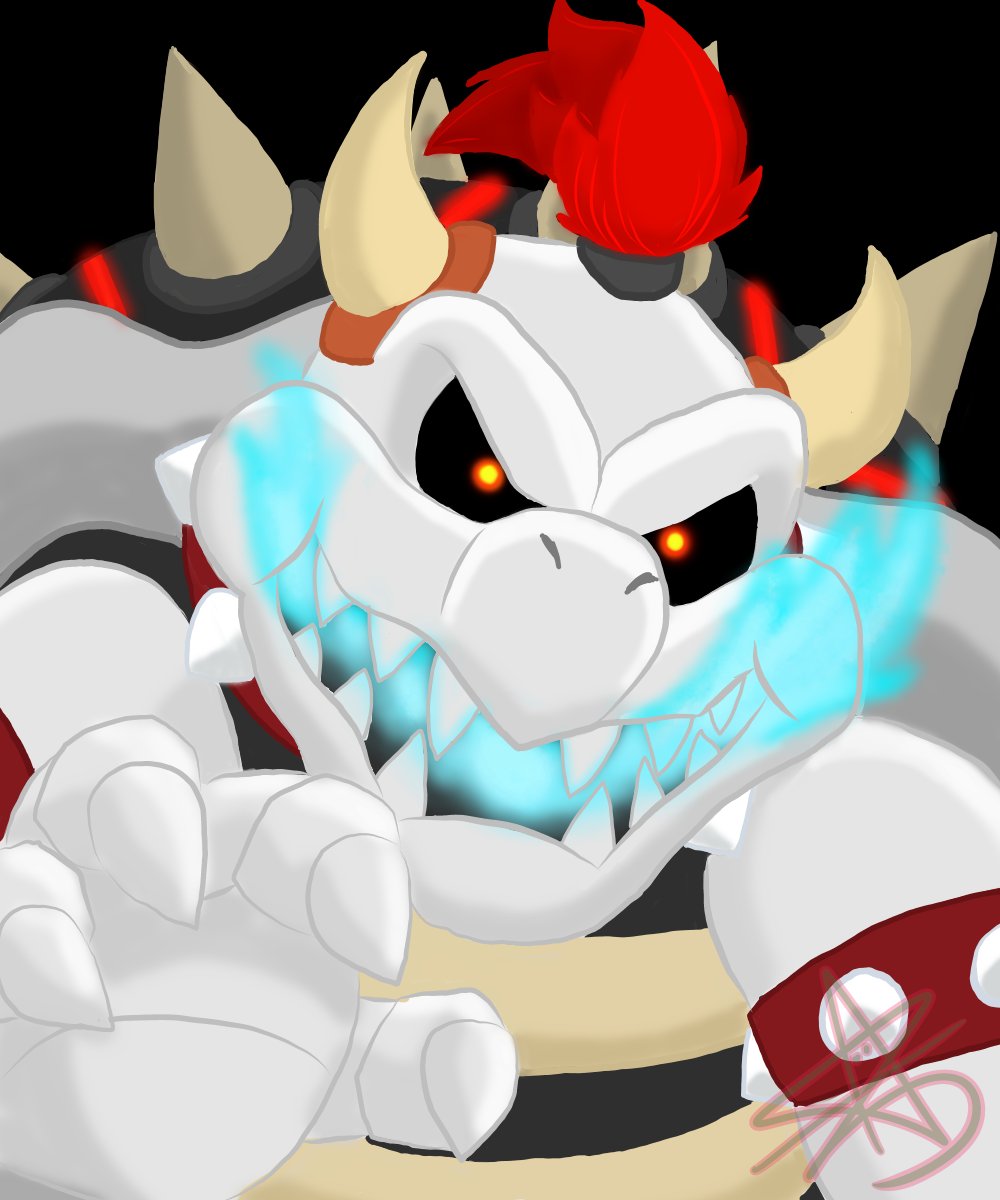 Happy Halloween! 🎃🤍
#Bowser #fanart #Nintendo