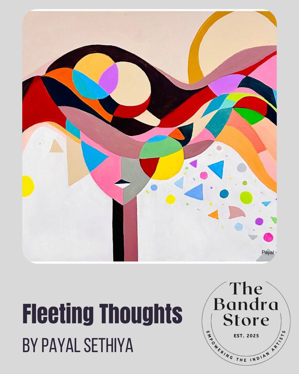 TheBandraStore's tweet photo. Payal Sethiya’s bold artworks explore spirituality, femininity &amp; inner strength, redefining modern womanhood through expressive storytelling.

https://t.co/xtVYMhMIQX empowers Indian artists with online visibility, connecting creators with art lovers &amp; buyers.

#IndianArt https://t.co/KKJwCZVVnw