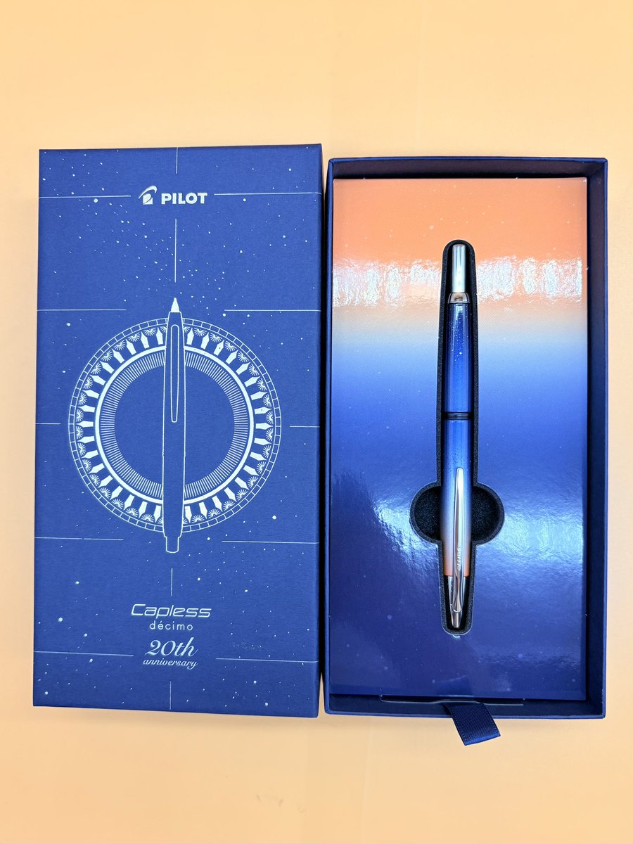 🆕新商品🆕 PILOT (@PilotPenJP ) 『Capless decimo 20th anniversary