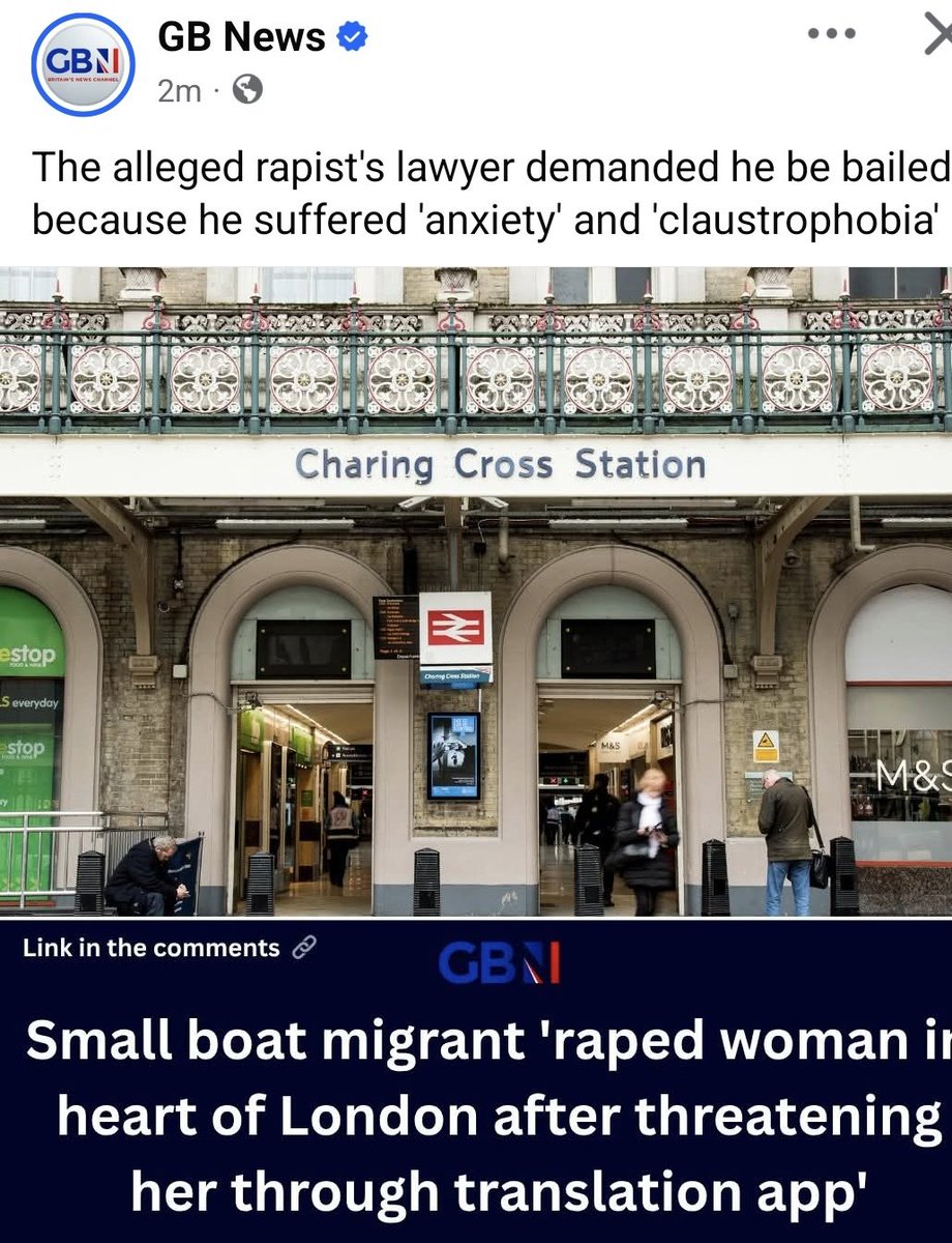 Britain 2025....... 

Raped by a small boat invader, threatened via a translation app..... 

Everyday we are hearing new stories of violence against our own at the hands of the men. Where is our Government? So qucik to spring into action and point the finger at the "far right"