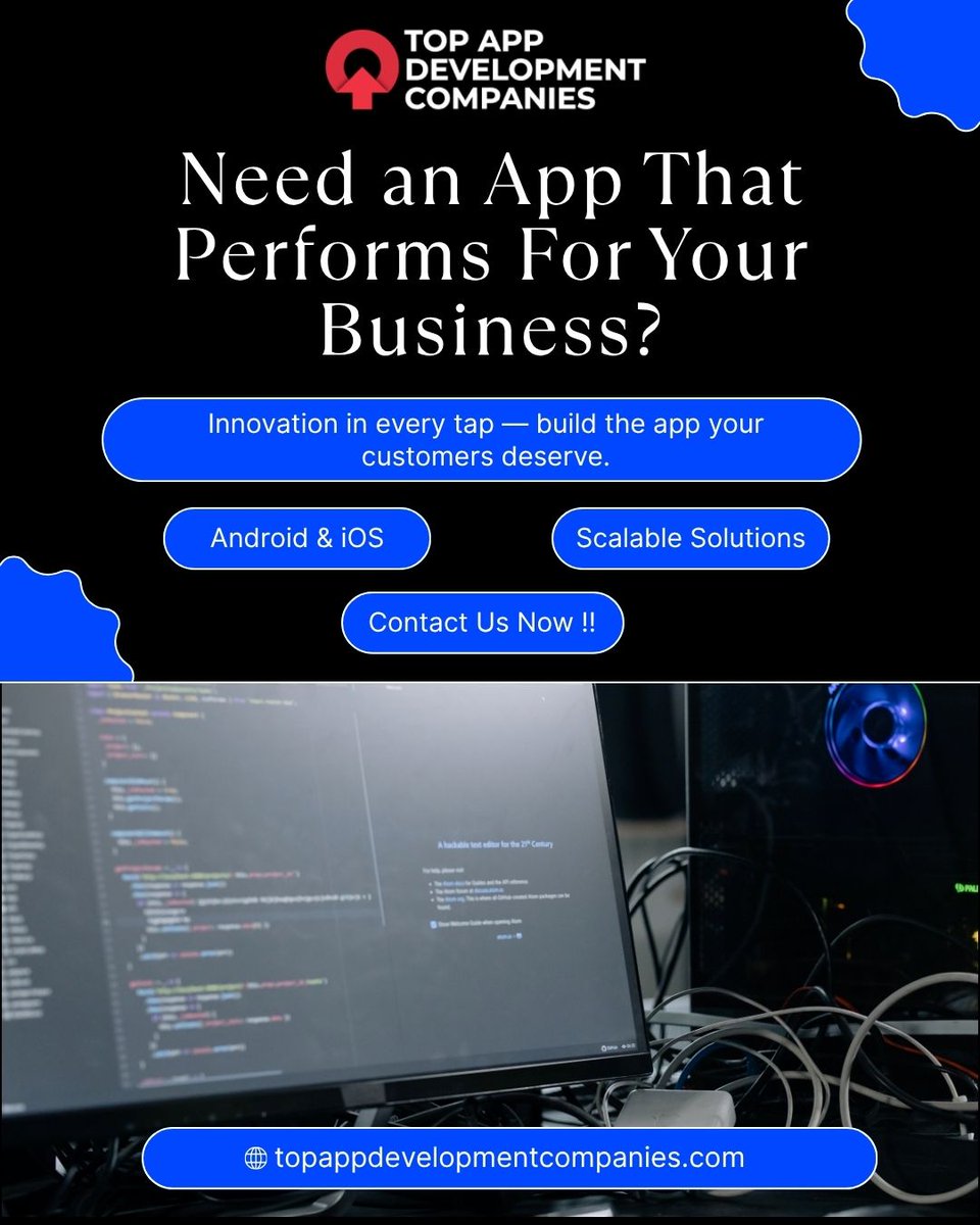 topappcompanies's tweet image. Build an app that performs as powerfully as your business. 🚀
Fast, secure, and scalable mobile solutions — built for growth.
#AppDevelopment  #MobileApps #TechInnovation #TopAppDevelopmentCompanies #BusinessGrowth