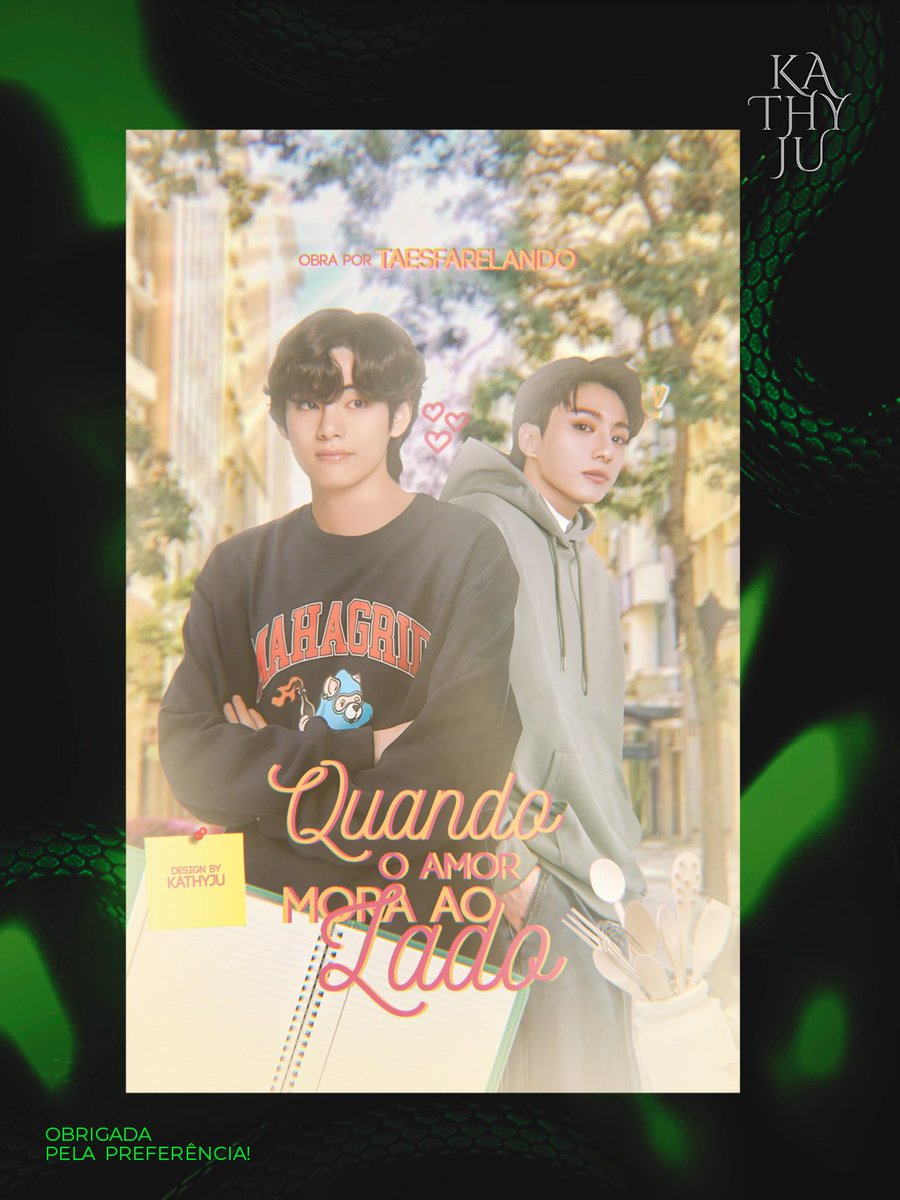 • Pedido: Quando o Amor Mora ao Lado
• Entrega para: @taesfarelando

Muito obrigada pela preferência 💚