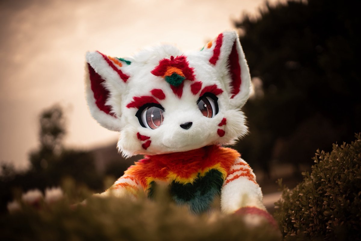 #FursuitFriday 
于远，于近。或明媚，或阴霾，皆等你归
📷：<a href="/OGWOLF_yueyin/">狼叔/晴夜</a>