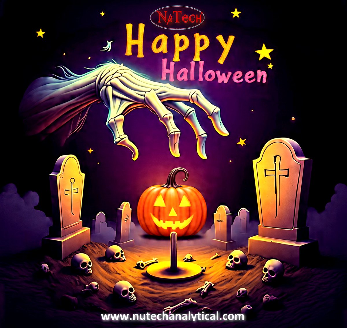 NutechAnalytic1's tweet photo. Wishing you a thrilling and spooky Halloween filled with happiness and sweet surprises.

~Team Nutech

#indian #startup #makeinindia #startupindia  #physics #technology #research #laboratory #science #nanotech #Digester  #microwavesynthesis #ResearchScholar #researchscientist https://t.co/TWuaQVpl0t