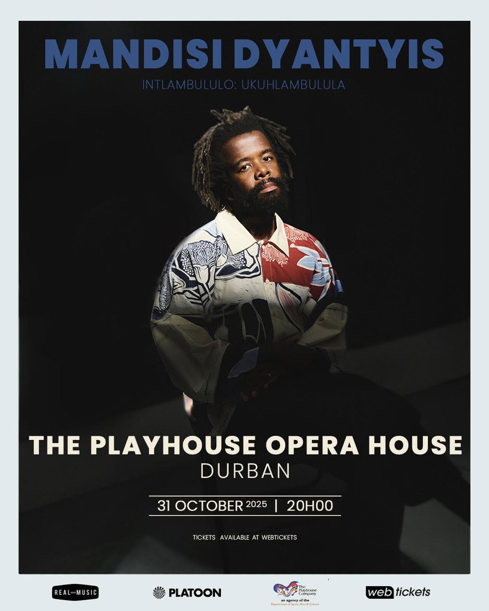 Friday 31st October - The Playhouse Theatre - Durban 
Bookings - webtickets.co.za/v2/event.aspx?…
#intlambululo