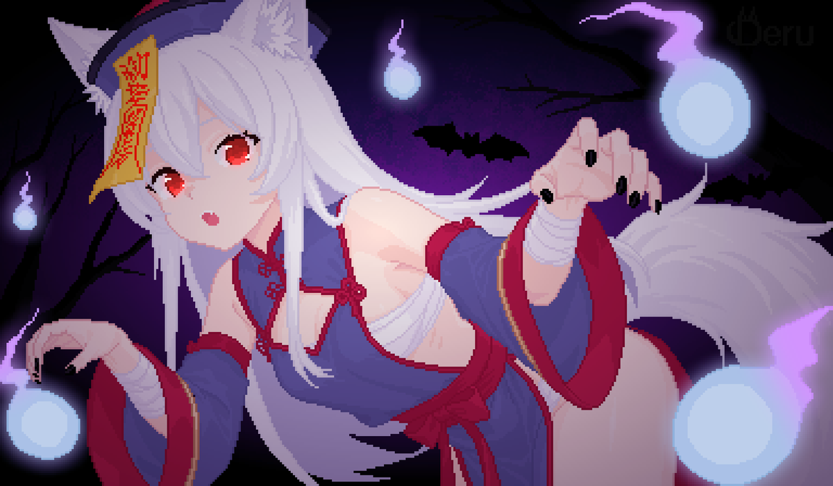 gwenderu's tweet photo. Your life force will be mine!
Happy Halloween~

#pixelart https://t.co/Dt74B1J2Fw