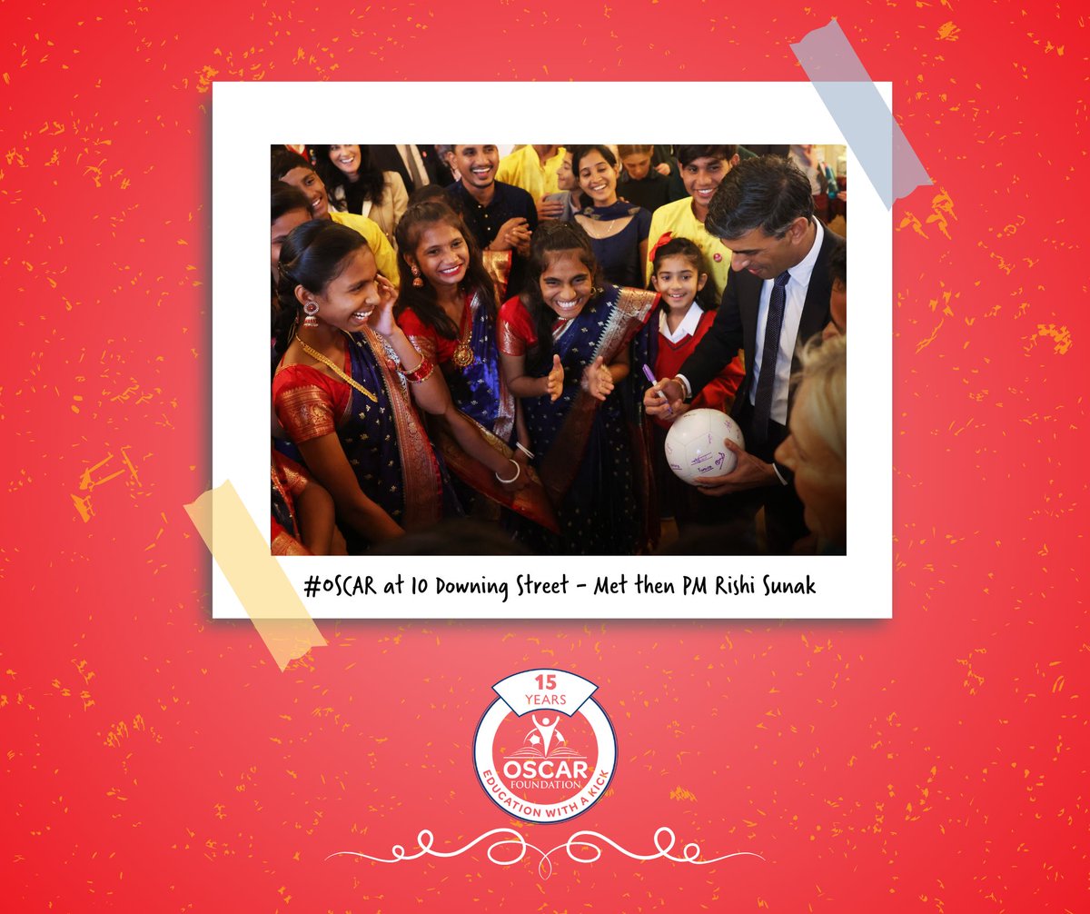 OSCAR_fdn's tweet image. 🏴󠁧󠁢󠁥󠁮󠁧󠁿💙 From Mumbai to 10 Downing Street. 
15 years ago, we started with a simple belief: sport can transform lives. Today, 16 of our children met then UK PM Rishi Sunak, proving that where you come from doesn&apos;t define where you can go.

#OSCARFoundation15Years #SportsForDevelopment