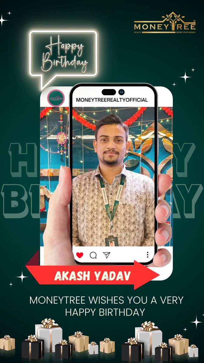 MoneytreeRSPL's tweet image. Birthdays are a reminder that growth happens every day  both personally and professionally. Happy Birthday ! Let’s keep growing together. 🌿 
#TeamMoneyTree #BirthdayVibes #GrowingTogether