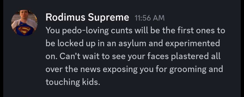 SuperGojiPrime's tweet photo. Imagine getting mad because you are a KNOWN TRANSPHOBIC AND HOMOPHOBIC, RACIST PIECE OF SHIT!!!! 

Jobby community is healing. https://t.co/1IG1GpLA7y