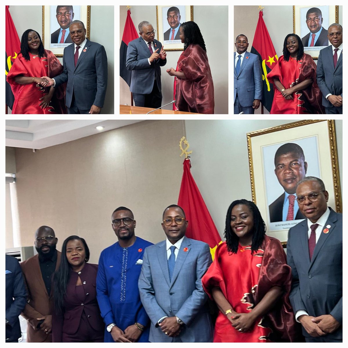 On margins of #LuandaFinancingSummit I met with Hon. Rui Miguêns de Oliveira - Minister of Industry &amp; Commerce to update on <a href="/AfDB_Group/">African Development Bank Group</a> support 4 reg. Integration &amp; opportunity  #Angola has in #AfCFTA given strides the nation has taken on industrialization in key econ sectors.