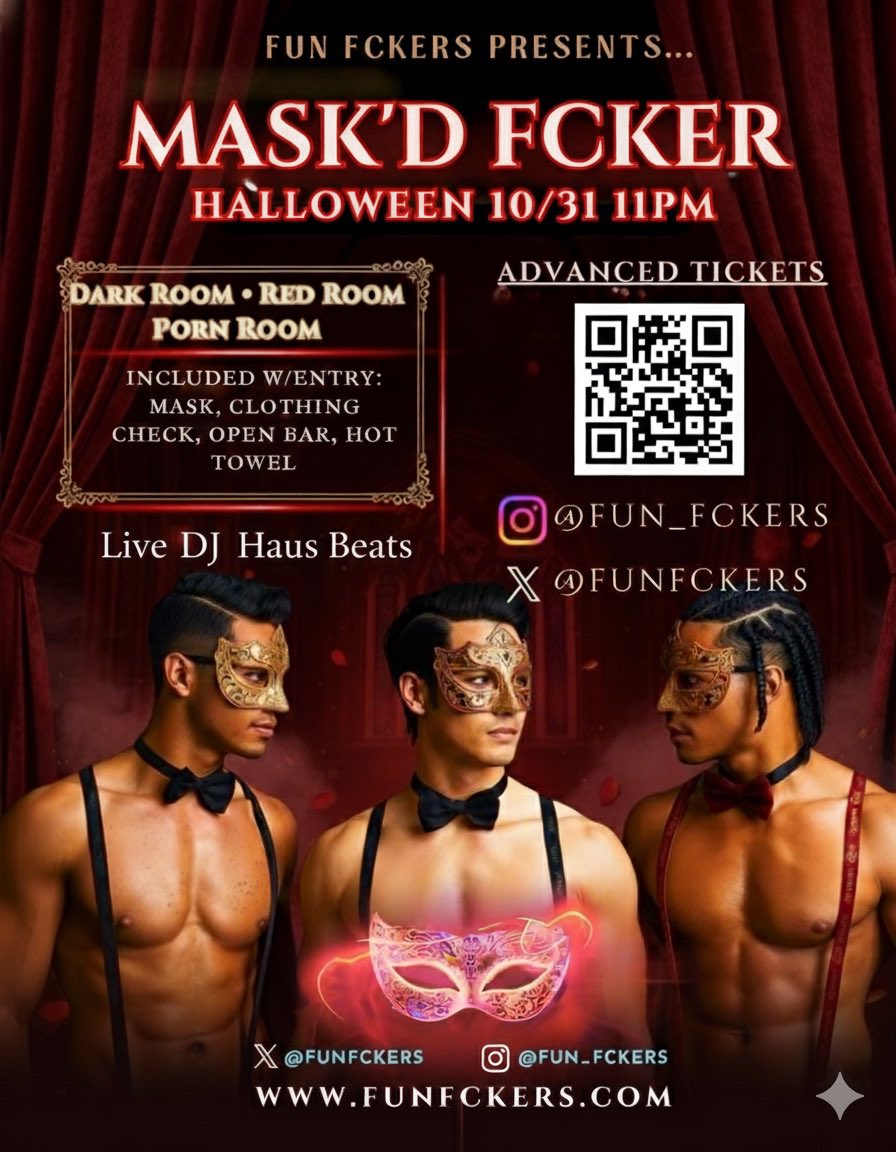 FunFckers's tweet photo. Tonight u don’t want to miss it say twitter at the door for discount or use promo code XXX https://t.co/RSEfmqYl5N https://t.co/VpRuhNXV8t