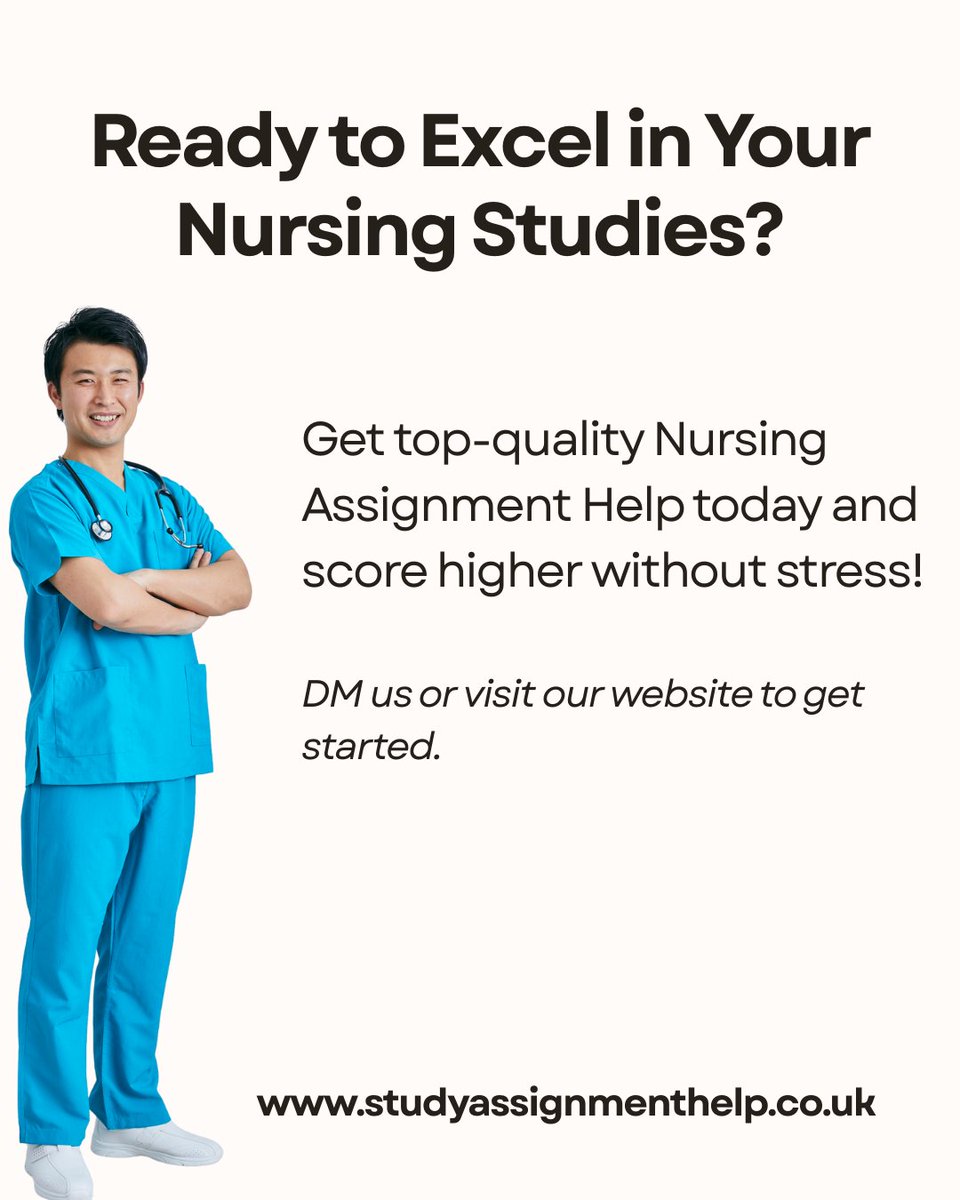 studyhelp_uk's tweet image. Get personalized #NursingAssignmentHelp so you can focus on what matters most: you’re learning &amp;amp; practice.

Visit- tinyurl.com/3k7wpb2w

#NursingStudents #MedicalEducation #AcademicSupport #StudentLife #AssignmentHelp #NursingSchool #studyassignmenthelp #Trending