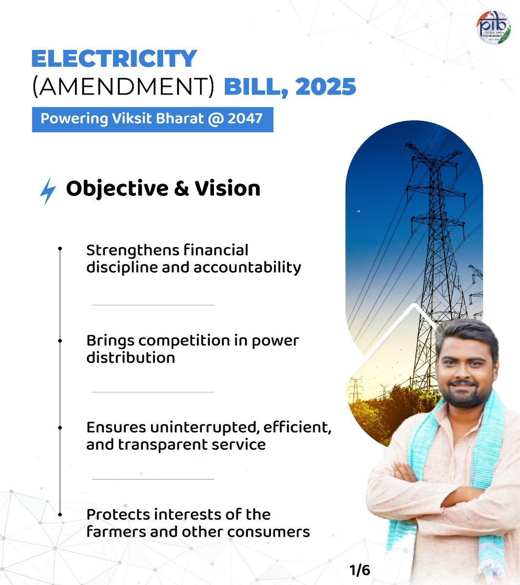 The PM Modi Government is taking a decisive step toward building a more efficient, transparent, and consumer-centric power ecosystem through the Electricity (Amendment) Bill 2025.
This visionary reform aims to strengthen financial discipline, enhance accountability, and foster