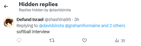 shashina99's tweet photo. @davidsirota blocked me when I said his interview with Platner was softball, he also hid my reply. What a fucking baby.
#Platner #Sirota #TheLever #WhatAJoke https://t.co/92LGZAZqkx