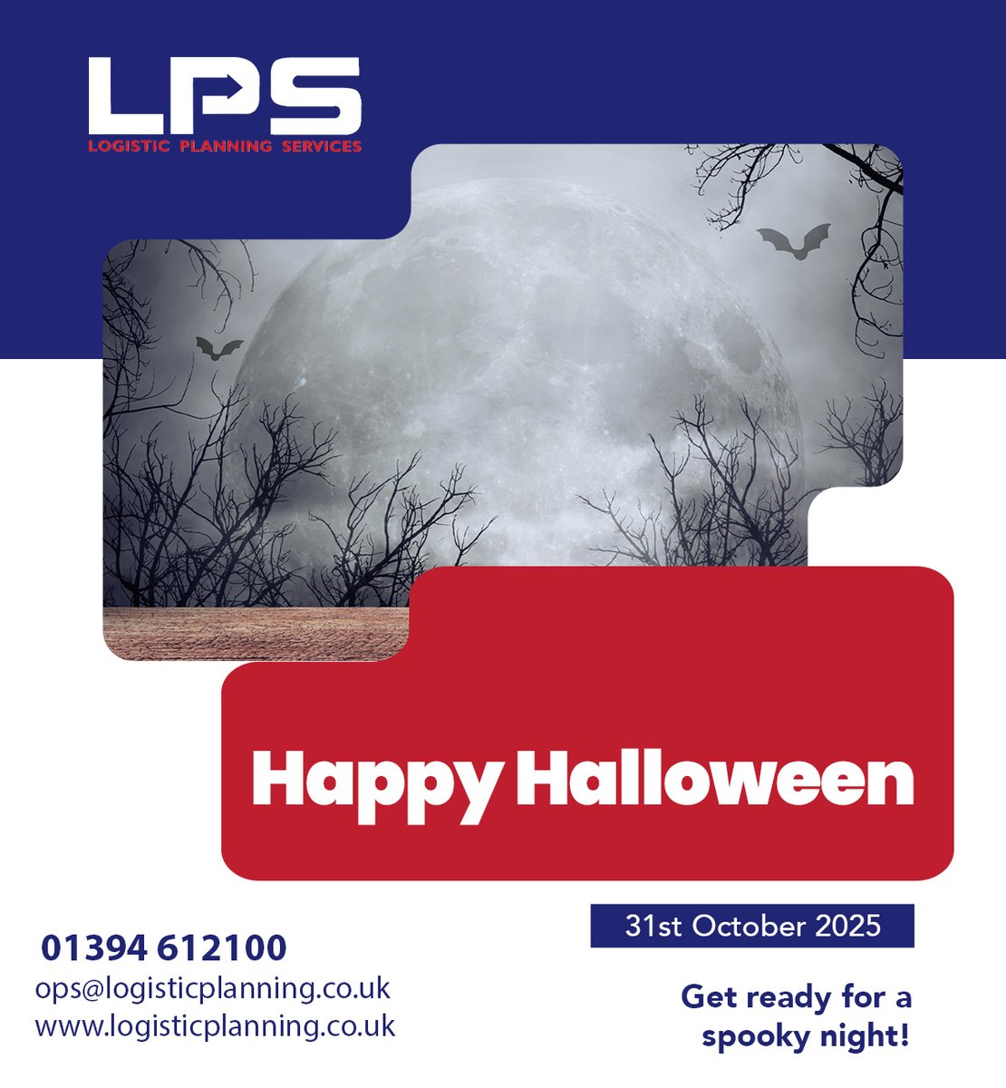LogisticPlan's tweet image. Happy Halloween - Get ready for a spooky night!
logisticplanning.co.uk
#logistics #transport #containertransport #LogisticPlanning #Happyhalloween