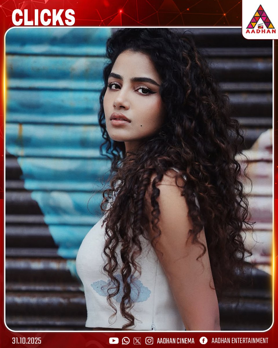 AadhanCinema's tweet image. “Golden hour glow ✨” #AnupamaParameswaran #Aadhan #RecentClick