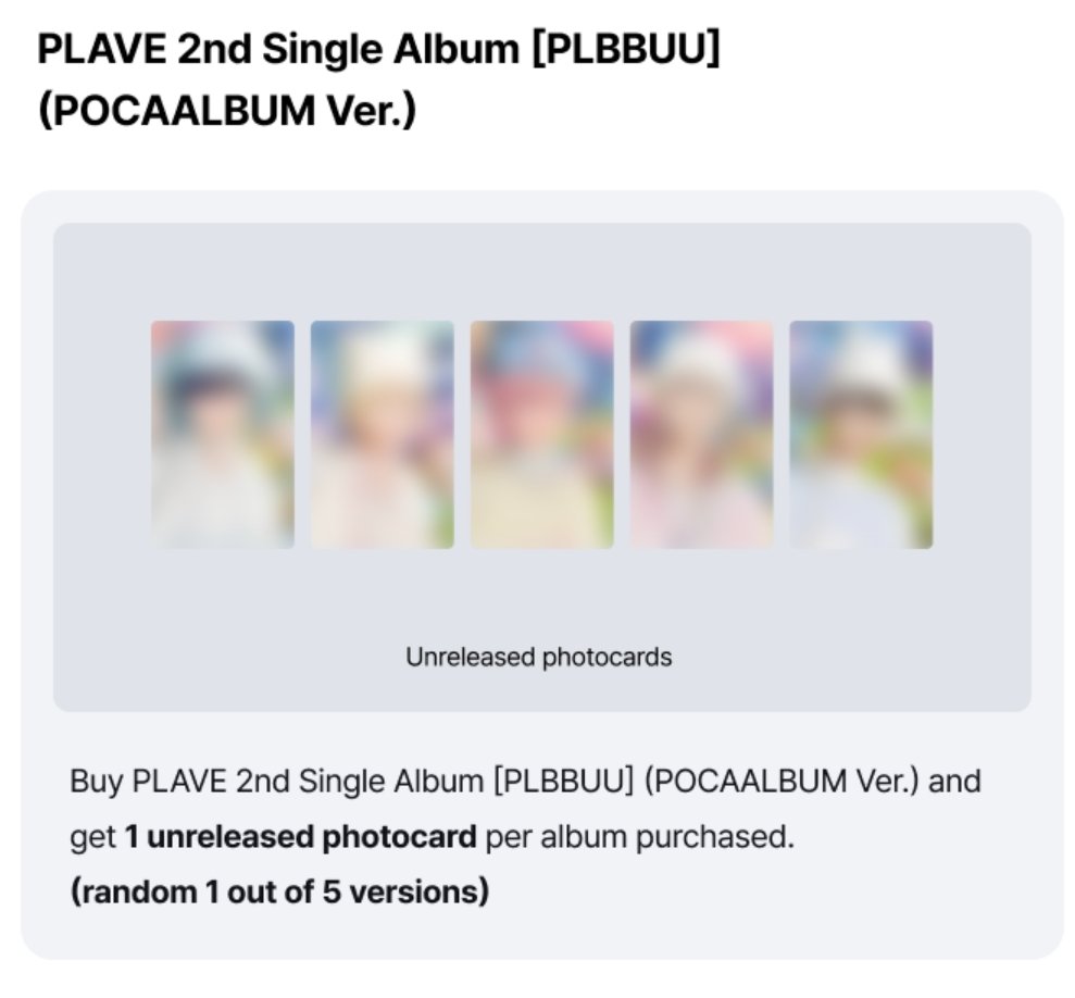 yellow23231's tweet image. Open sharing POB & Pocaalbum Plave PLBBUU 🩷✨️
💫Pocaalbum only 40K dp 25K
💫POB only 95K
(Bisa pilih member)
All web (Weverse, hello82, OY, musinsa, Vlastshop)
*war di GO
Dm for join‼️
Tag. Yejun bamby eunho hamin noah wts po ina go
