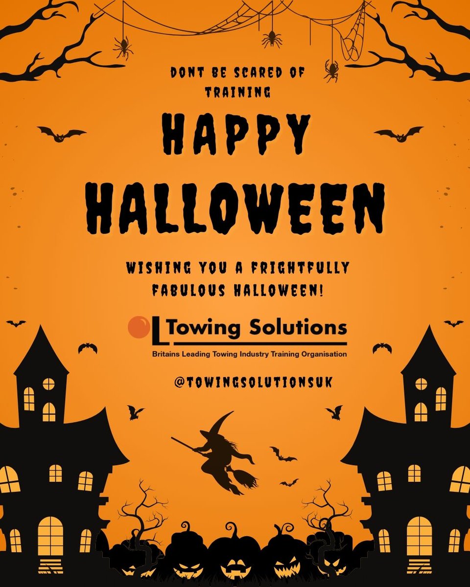TowingSolutions's tweet image. 🎃 Don’t be scared of training! 👻
At Towing Solutions, we turn towing fears into confidence.
Train smart. Stay safe. Tow with confidence.
👉 zurl.co/znQdR

#HappyHalloween #TowingSolutions #TrailerSafety #TowbarTraining
