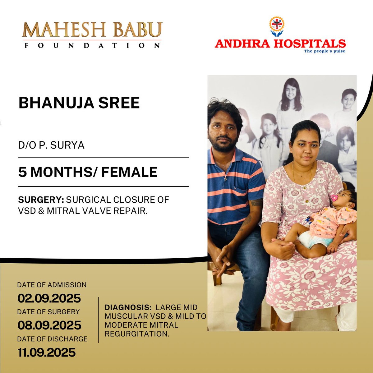 Mahesh Babu Foundation tweet media