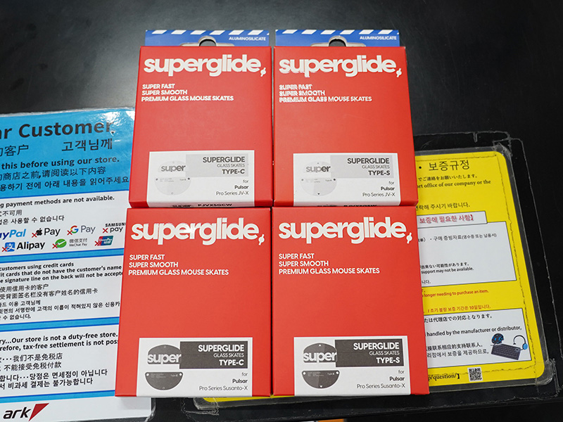 watch_akiba's tweet image. 更新：Pulsarの強化ガラス製マウスソール「Superglide」に新モデル、「JV-X」「Susanto-X」向け akiba-pc.watch.impress.co.jp/docs/news/news… #Pulsar #ゲーミングマウス