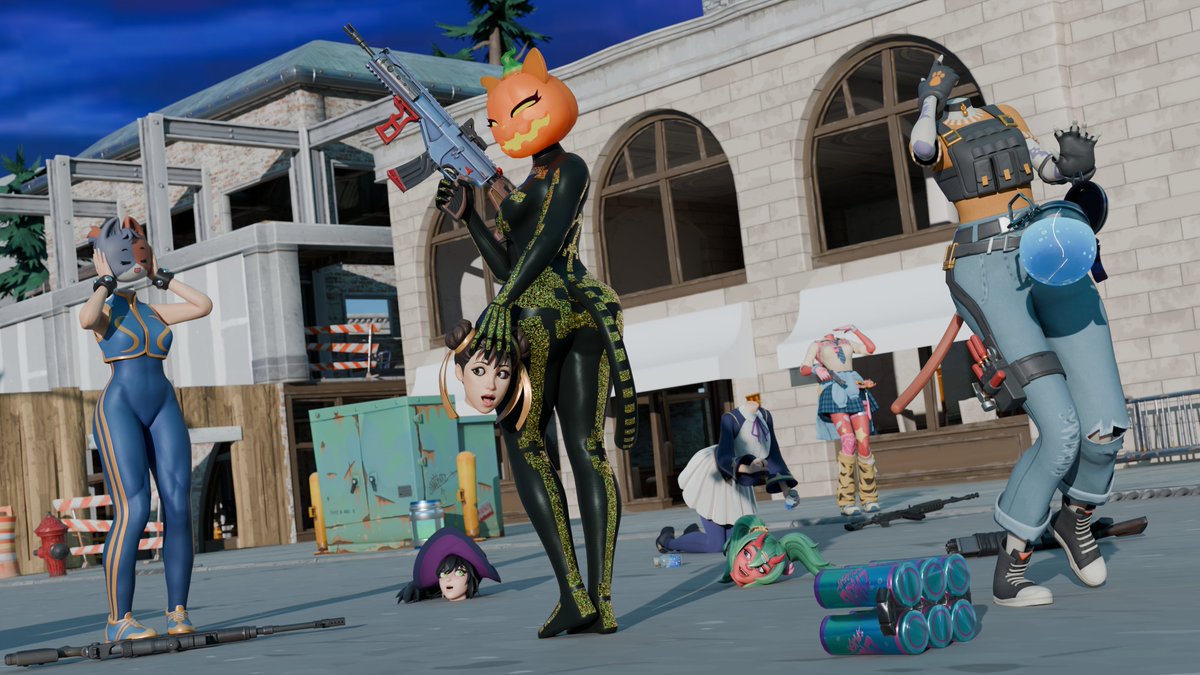 shibi_Lin's tweet photo. #SpiceFortnite Pumpkin thing https://t.co/ixUHMuwiWU