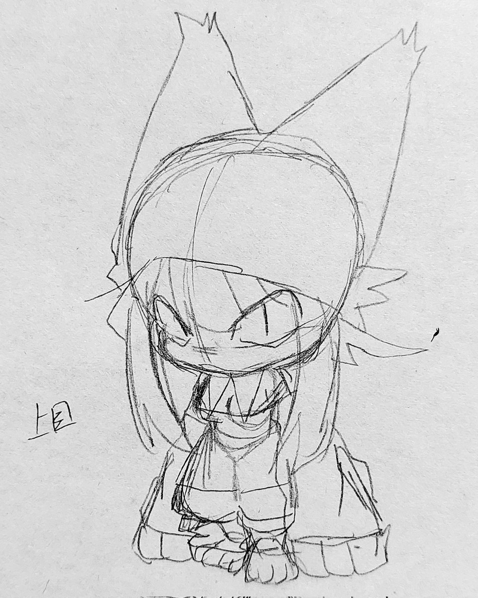 ちなみに今回の方も下描き→清書からのデジタル移行で描いてます。

他のデジタル神絵師様の様な美しく繊細なモノは描けないので、もちゆるで描いてます\(^o^)/ 