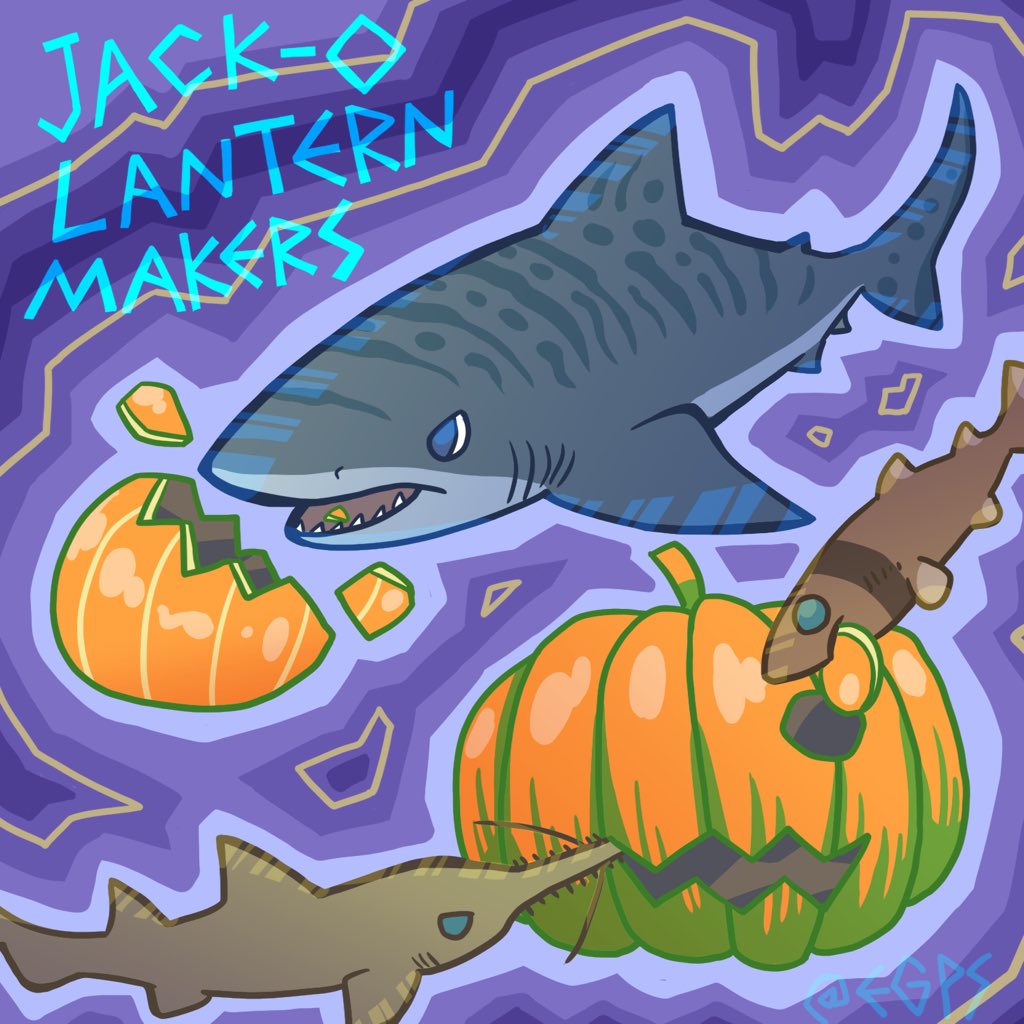 nasumisodsuke's tweet photo. 🎃🦈 https://t.co/9vLbhtjWV4