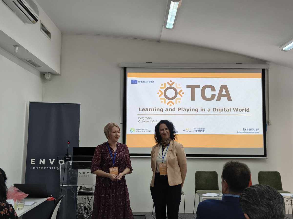 edinadjorovic's tweet photo. Learning and Playing in a Digital World, 
a two-day Training Course Activity (TCA)
in Belgrade, Serbia, taking place from 
30 to 31 October 2025.
An inspiring, interactive programme 
dedicated to exploring the digitalisation 
of preschool education. https://t.co/GrsK0glvfc