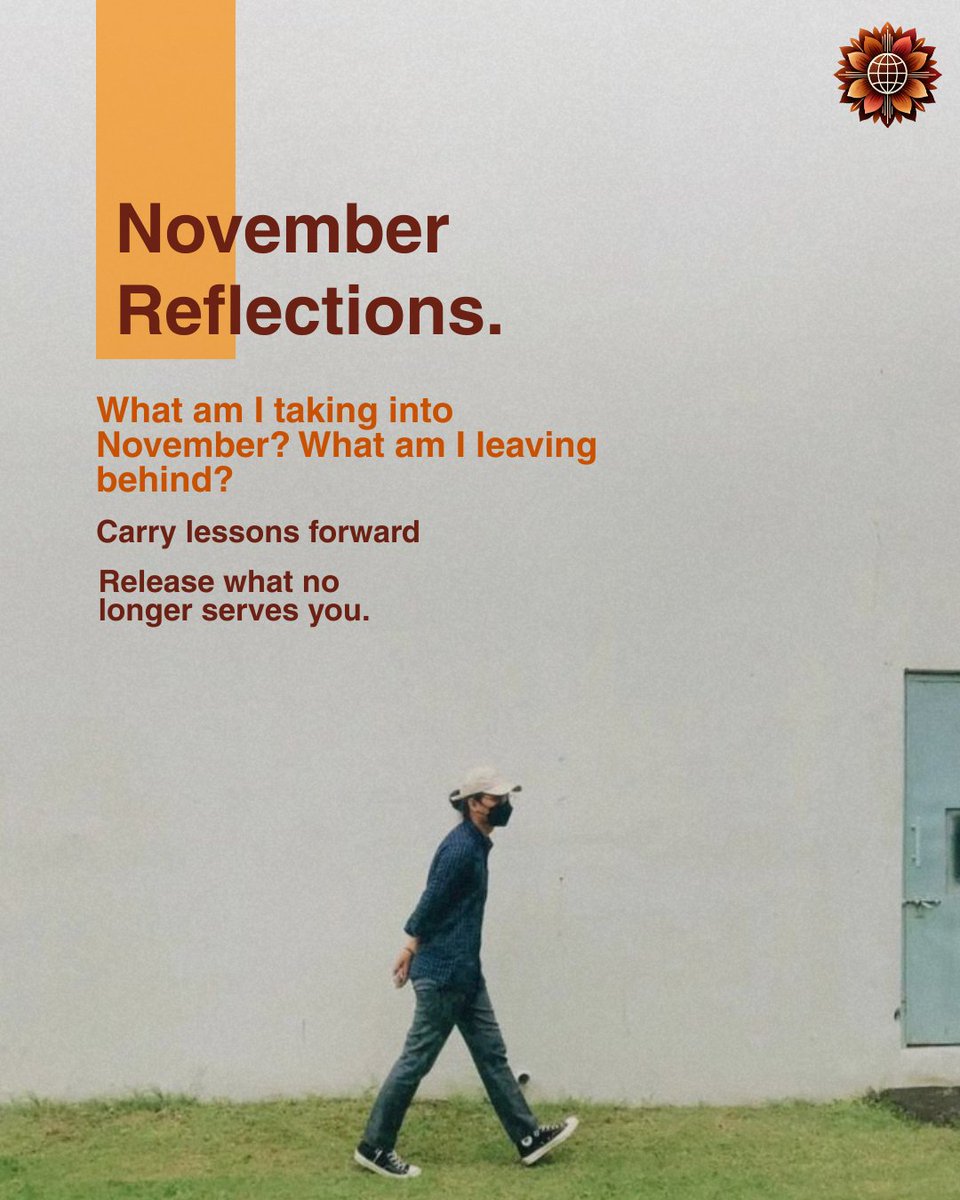 BSFMHA's tweet photo. As we step into November, take a moment to reflect:
What are you bringing with you?
What are you leaving behind?

Is it:
- Fears and doubts, or hope and resilience?
- Past hurts, or lessons learned?
- Negative thoughts, or empowering self-talk?

Whatever it is, remember you're not alone. Our mental health community is here to support you.

Leave behind weight of past worries, and bring with you the strength, resilience, and hope that will carry you through.

You got this! 💪✨

#Bloomspherecares
#MentalHealthMatters